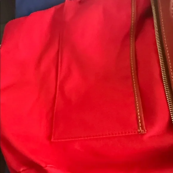 Dooney & Bourke Red Leather Satchel - Picture 7 of 9